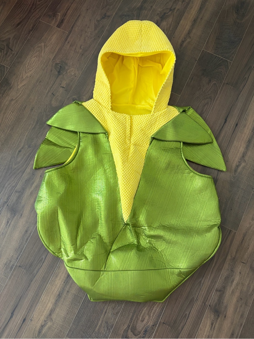 Target Yellow and Green Corn Cob Hooded Costume